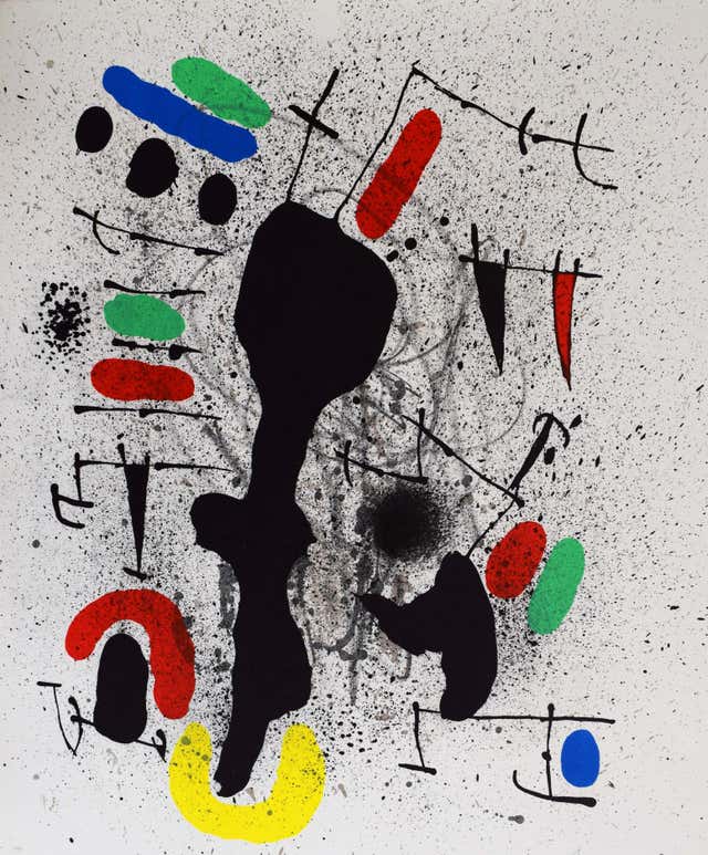 Abstract Fooled Joan Miró - Pierrot the Fool - Spanish Abstract Surrealism Cinema ...