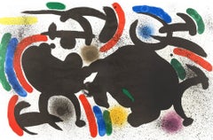 Composition VII (Cramer 160 ; Mourlot 863), lithographies de Joan Miró