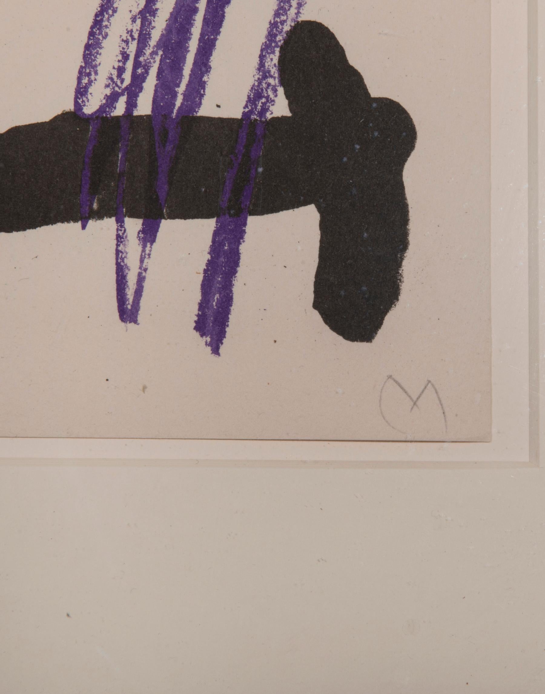 Komposition VIII, aus: Neuere unveröffentlichte Werke (Obra inèdita Recent) – Print von Joan Miró