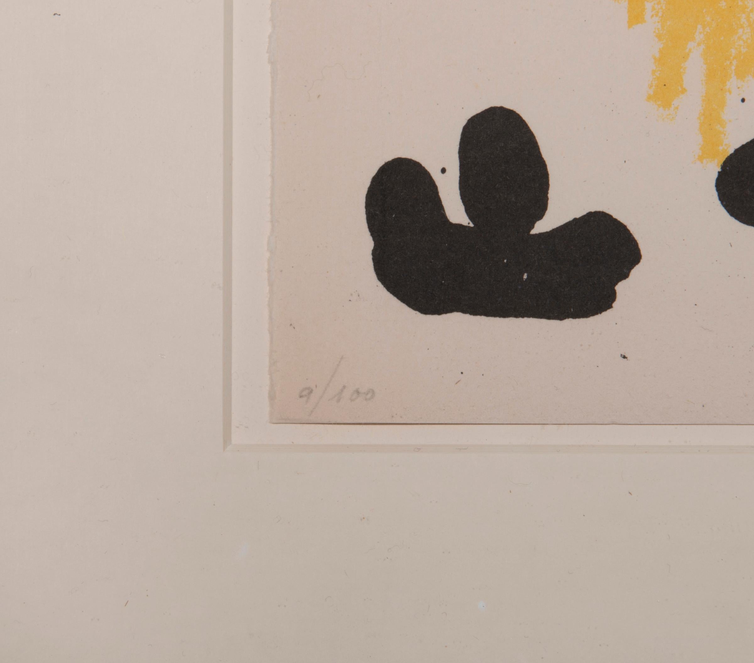 Komposition VIII, aus: Neuere unveröffentlichte Werke (Obra inèdita Recent) (Abstrakt), Print, von Joan Miró