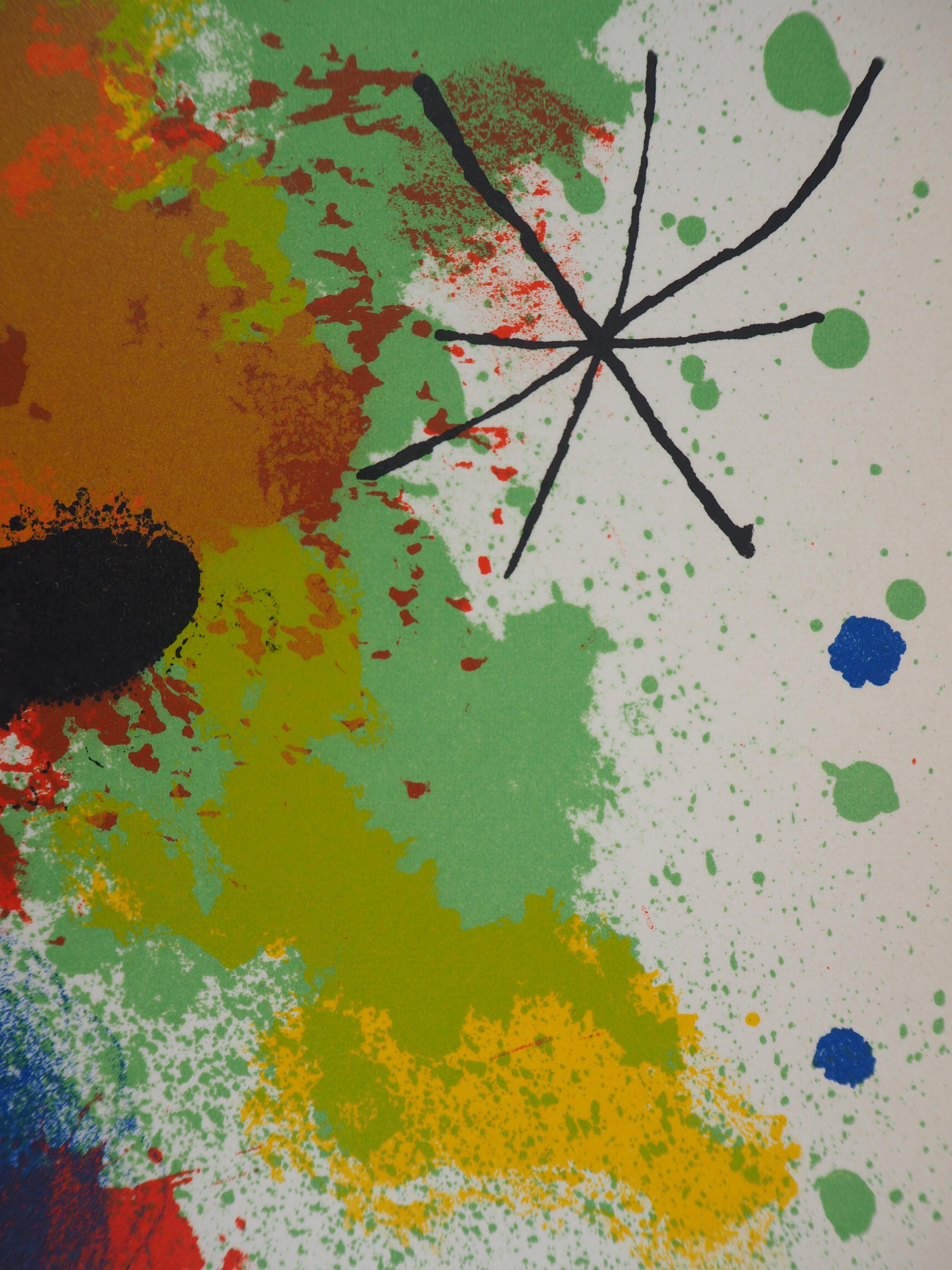 Joan MIRO
Composition with Stars

Original lithograph (printed in Mourlot workshop)
Printed signature in the plate
On Arches vellum 25 x 19 cm (c. 10 x 8 inch)
Edited by Mourlot in 1964

REFERENCES : Catalog raisonne Maeght / Mourlot #332

Excellent