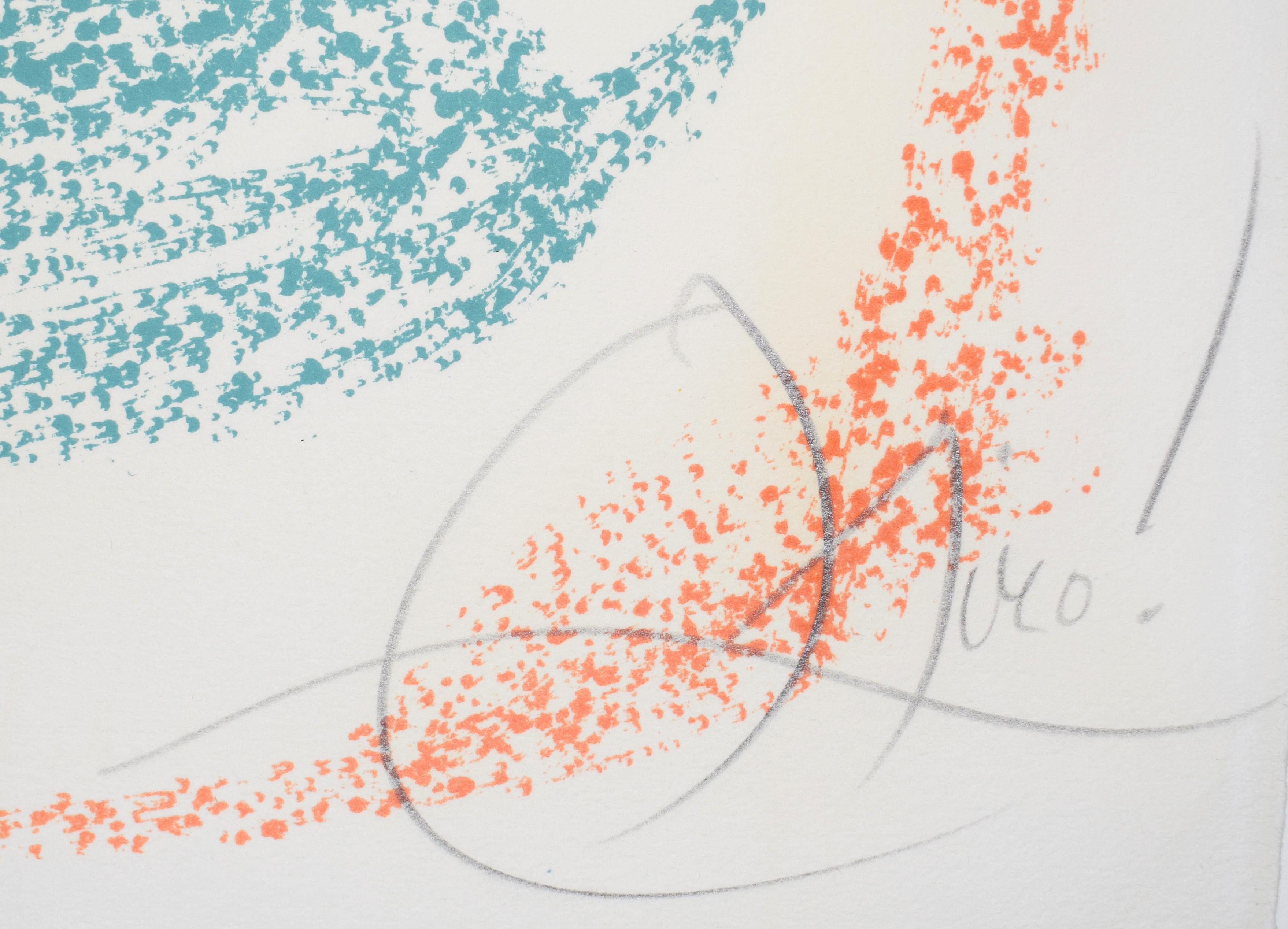 Composition XVIII, extrait de : Album 21 - Surréalisme espagnol - Abstrait Print par Joan Miró