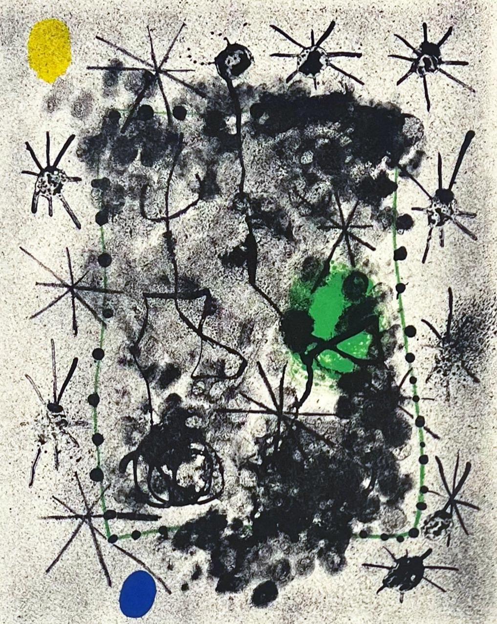 Joan Miró Abstract Print - Constellations, Lithograph II