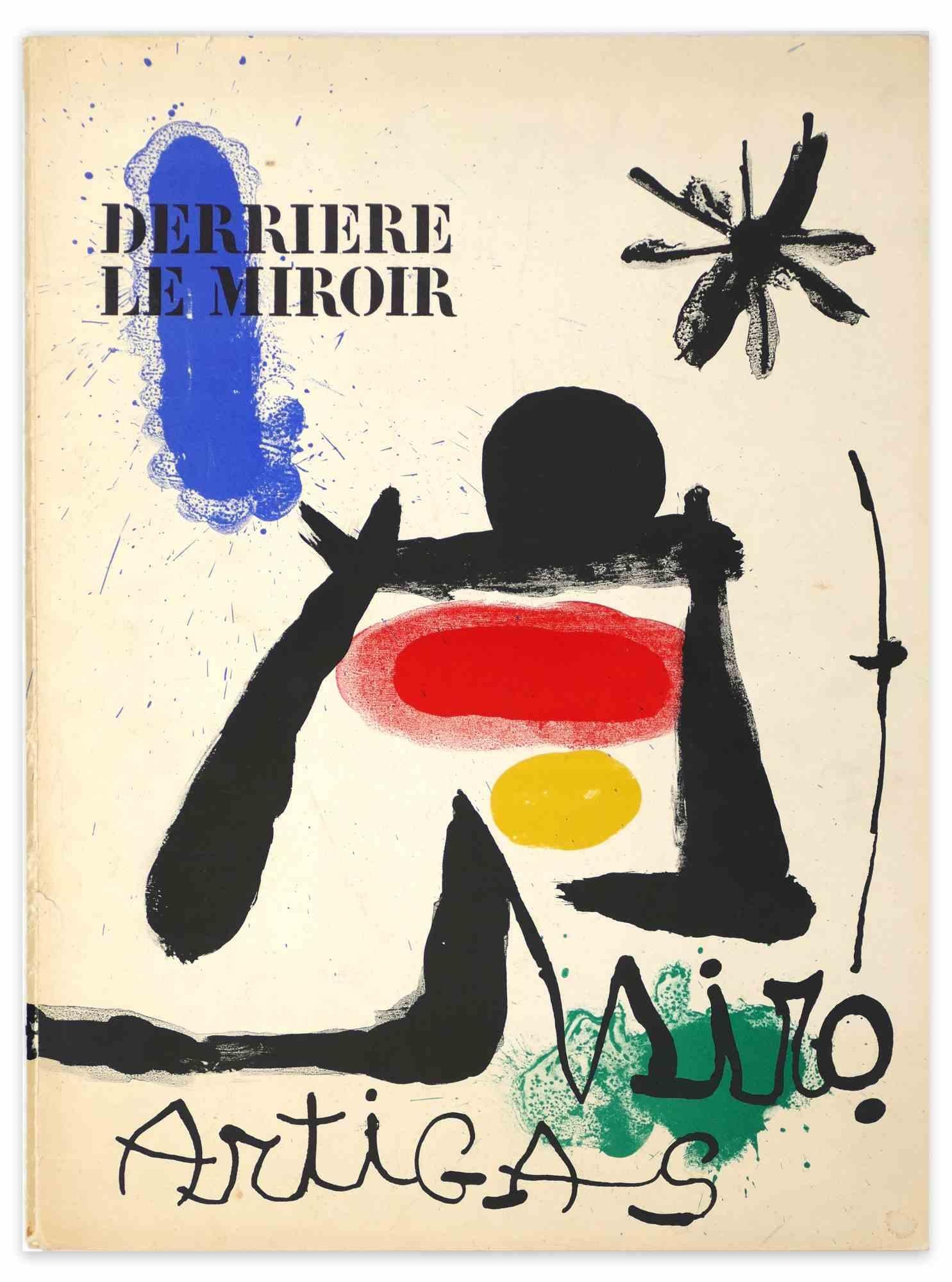 Cover for Derrière Le Miroir - Lithograph by Joan Mirò - 1963 - Abstract Print by Joan Miró