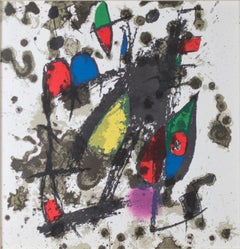 Cover from 'Miró Lithographs II, Maeght Publisher' original print by Joan Miró