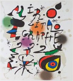 Cover from 'Miró Lithographs III, Maeght Publisher' original print by Joan Miró