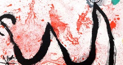 Danse de Feu from Derriere le Miroir, Framed Modern Lithograph by Joan Miro