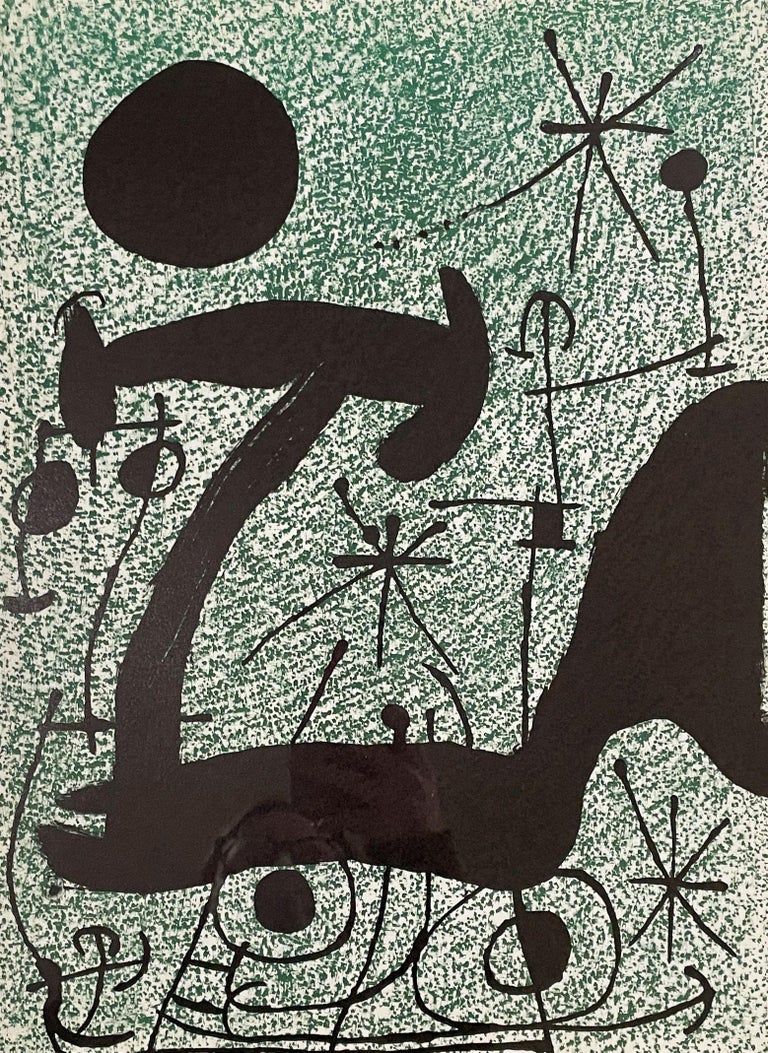 Joan Miró - Derriere le Miroir #164-165 (L'Oiseau Solaire) For Sale at  1stDibs