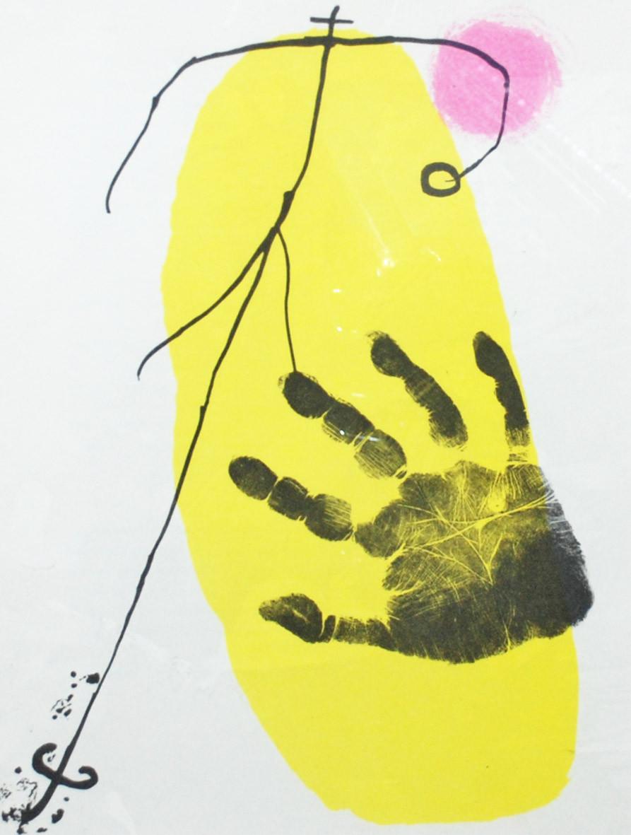 Derriere le Miroir #87-89 - Print by Joan Miró