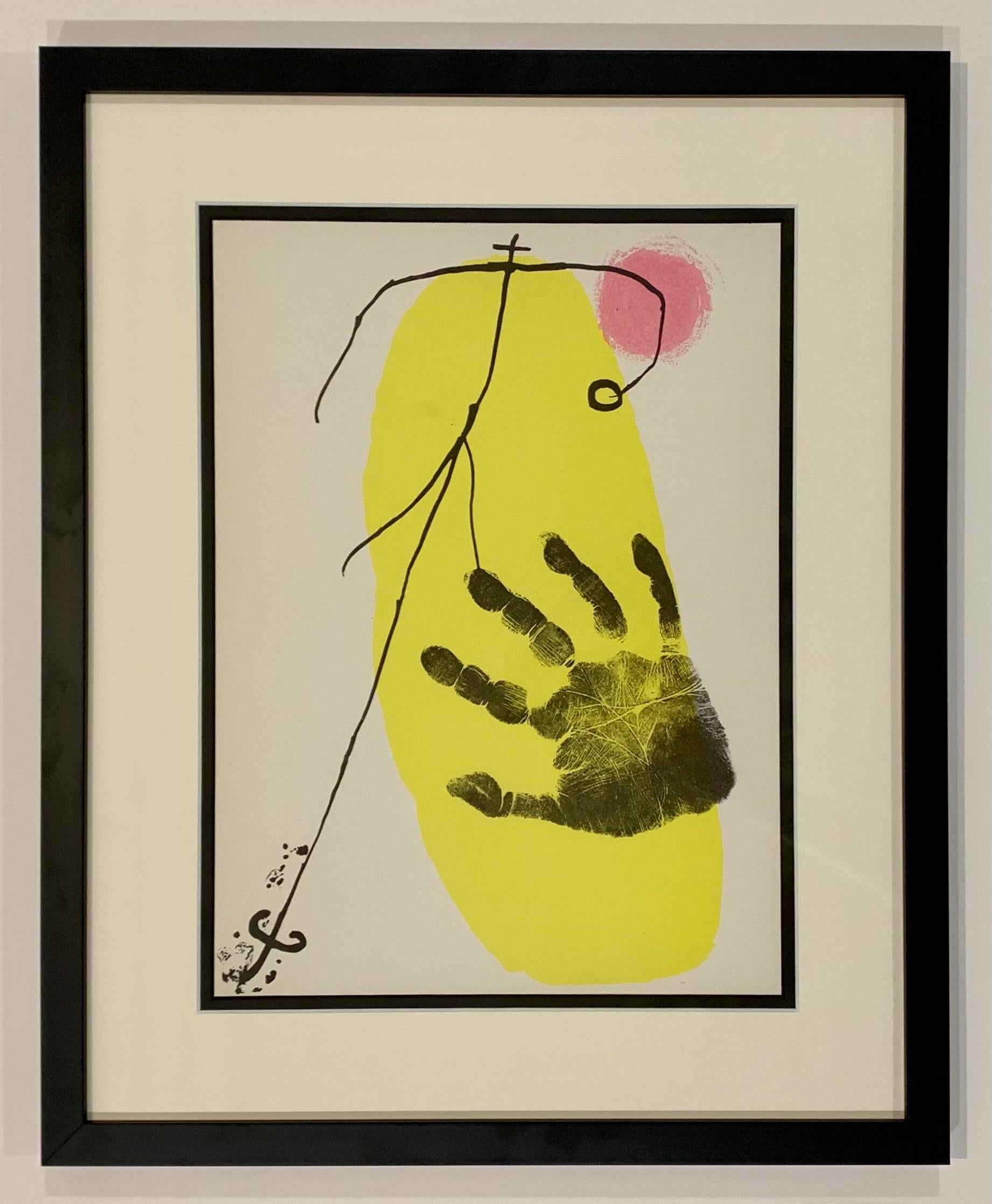 Joan Miró Abstract Print - Derriere le Miroir #87-89