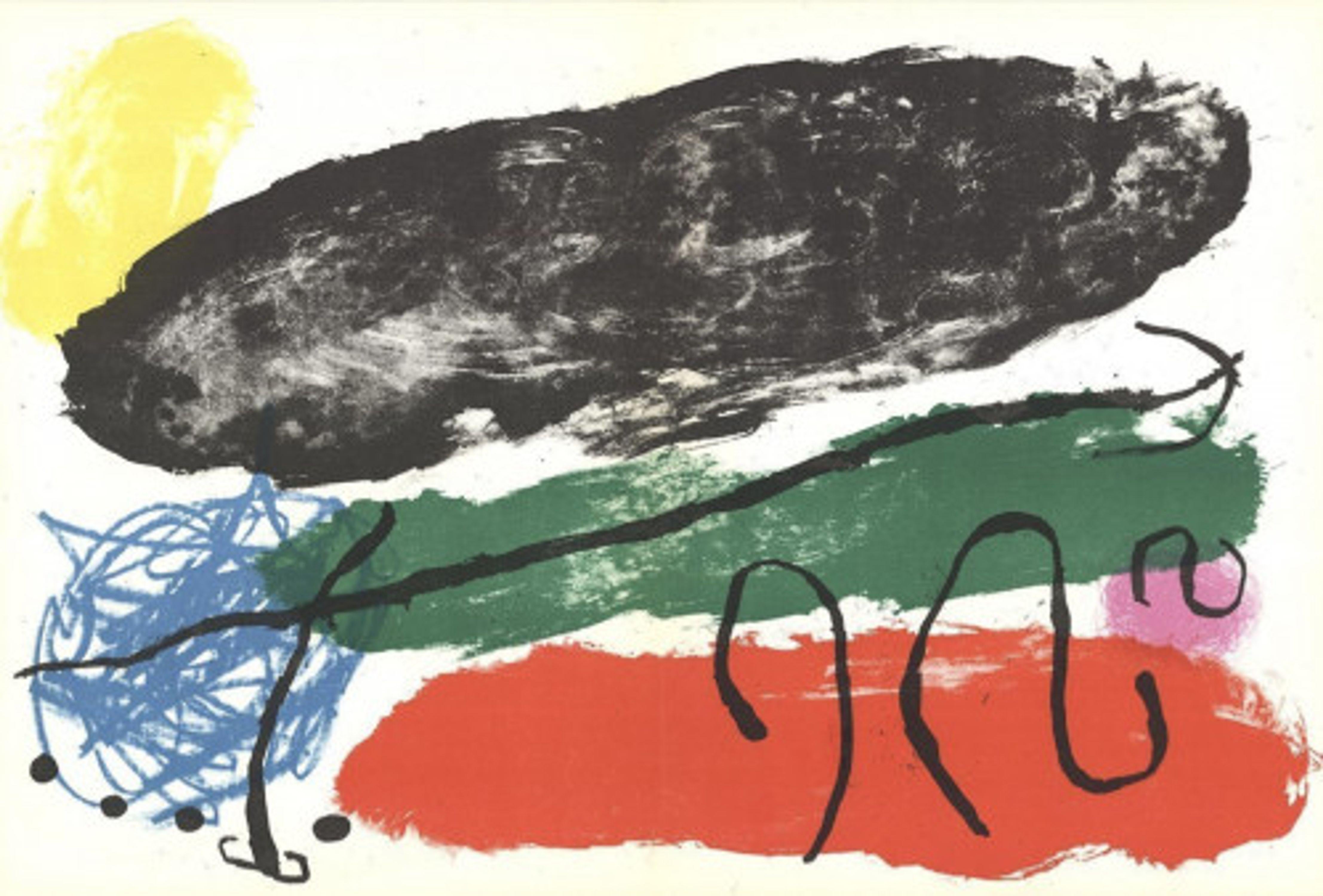Derrière Le Miroir, Nº 119 - Print by Joan Miró