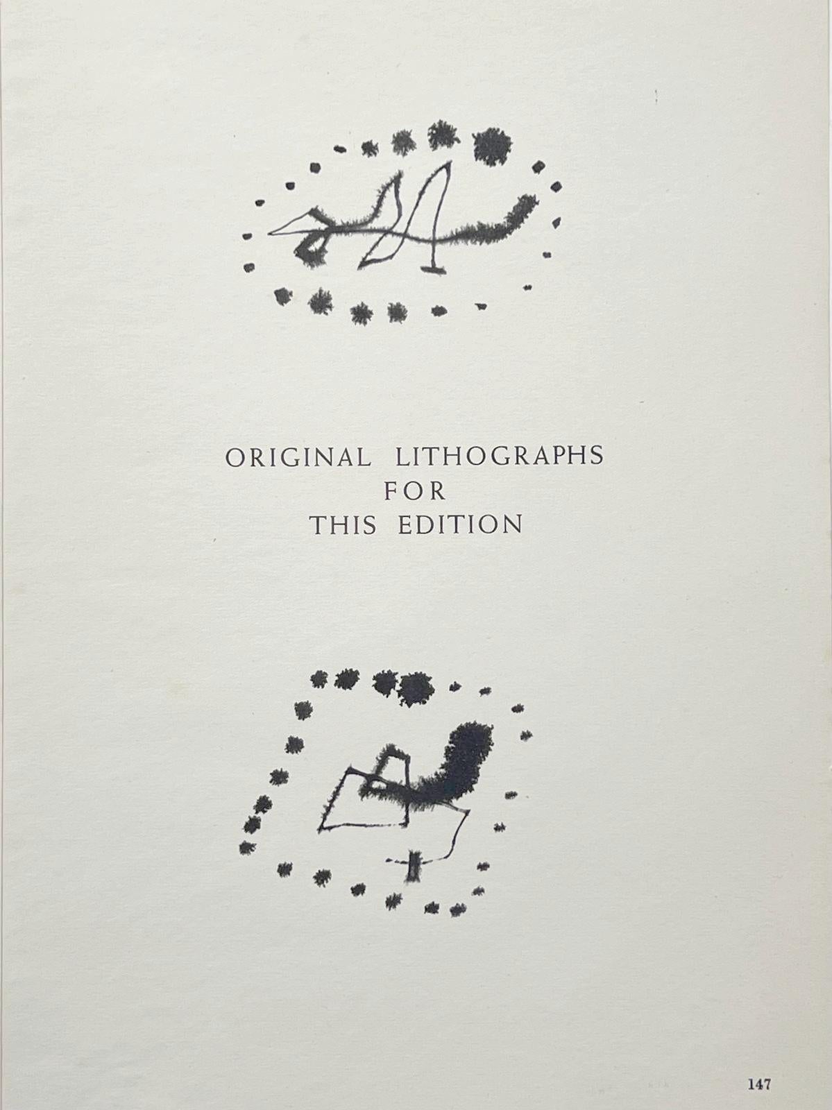 Dibujos y Litografias From Papeles de Son Armadans in the Collection of Juan de - Abstract Print by Joan Miró