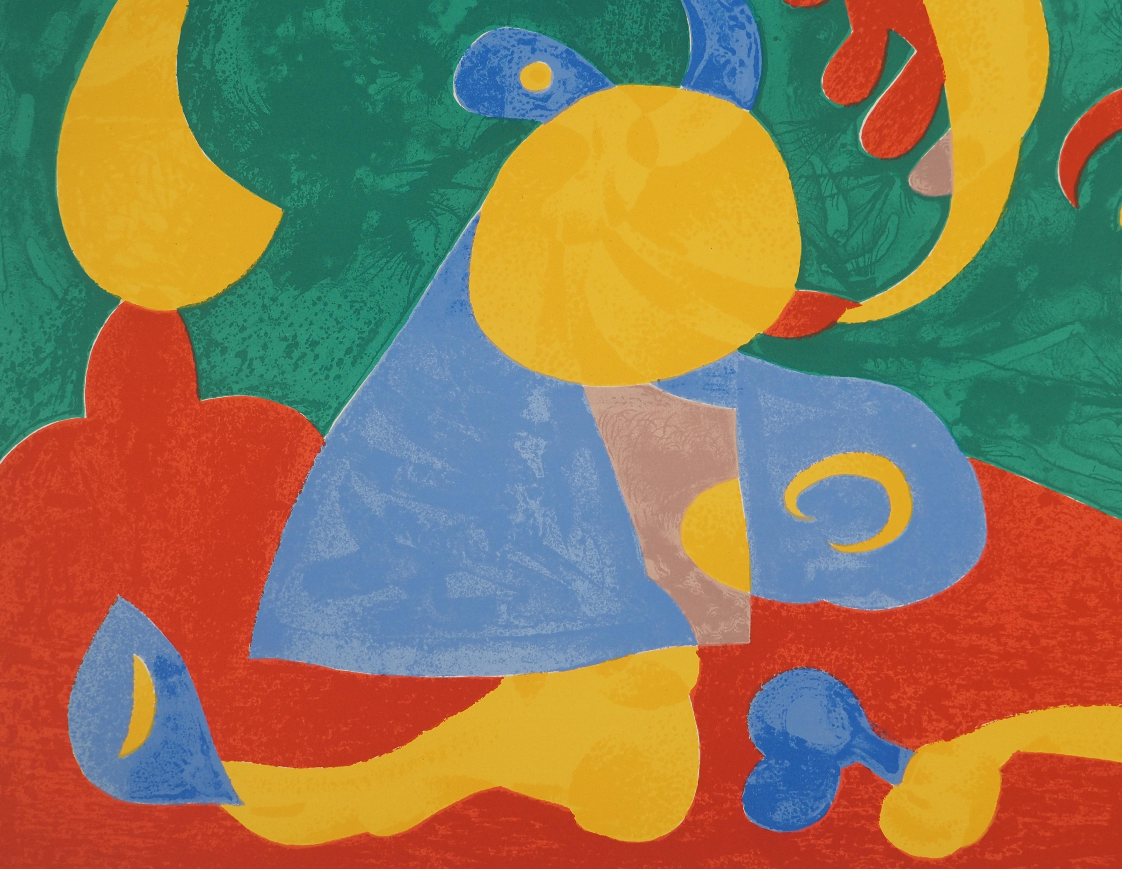 Discussion in the Night, King Ubu - Original Lithograph (Maeght #411) For Sale 1