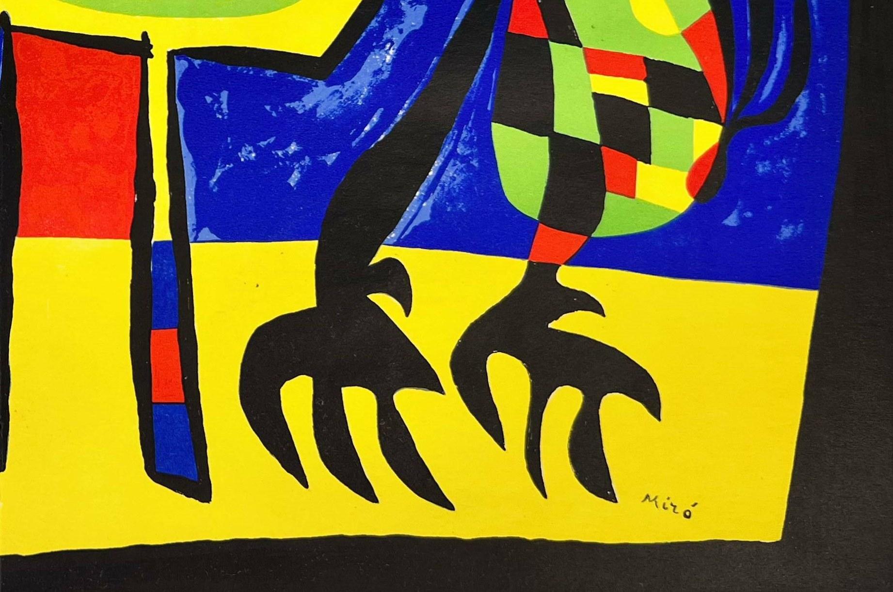 Cane che abbaia alla luna - Print di Joan Miró