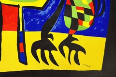 Dog barking at the moon