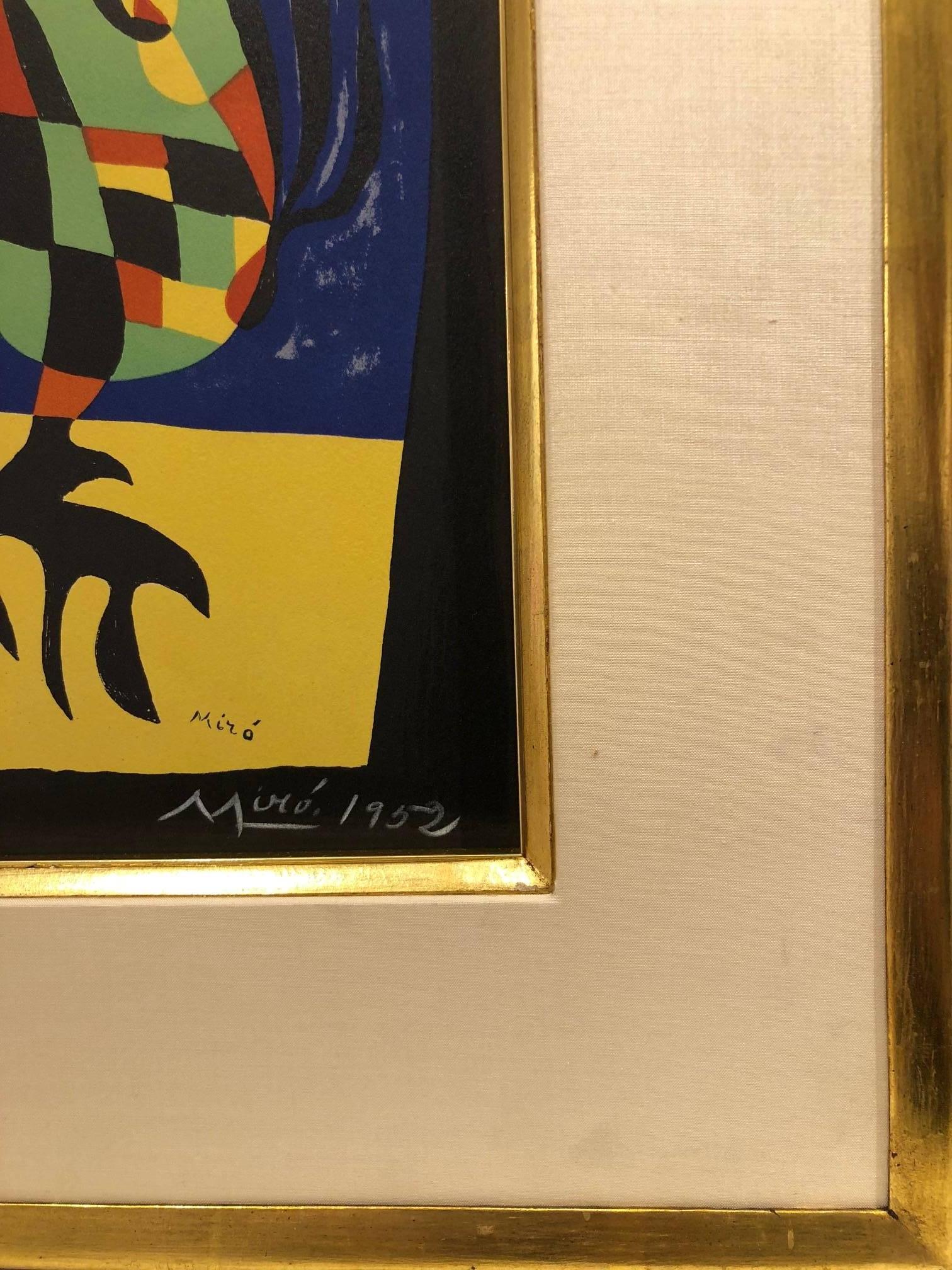 joan miro dog barking at the moon
