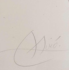 "El Fogainer", original signed lithograph.