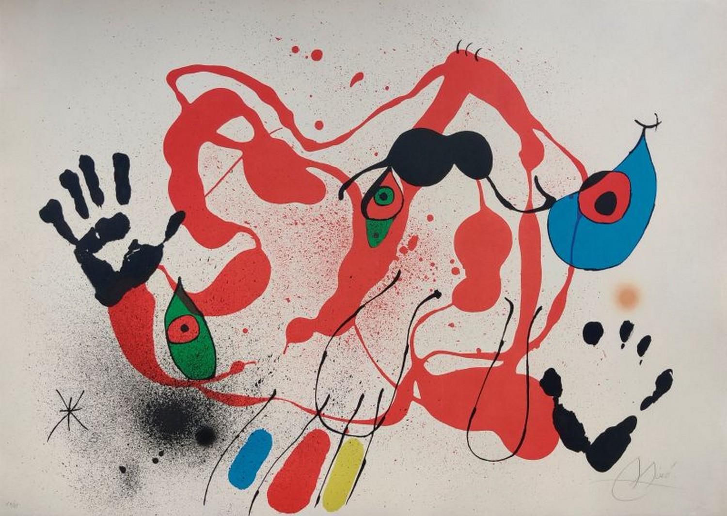 Joan Miró Abstract Print - El Marxant de Galls 