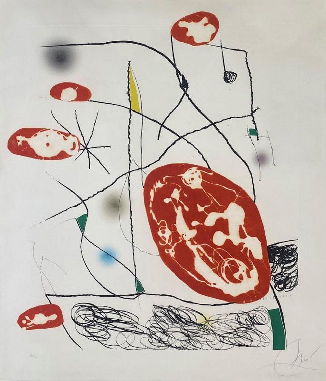 Joan Miró Abstract Print - El Pi De Formentor 