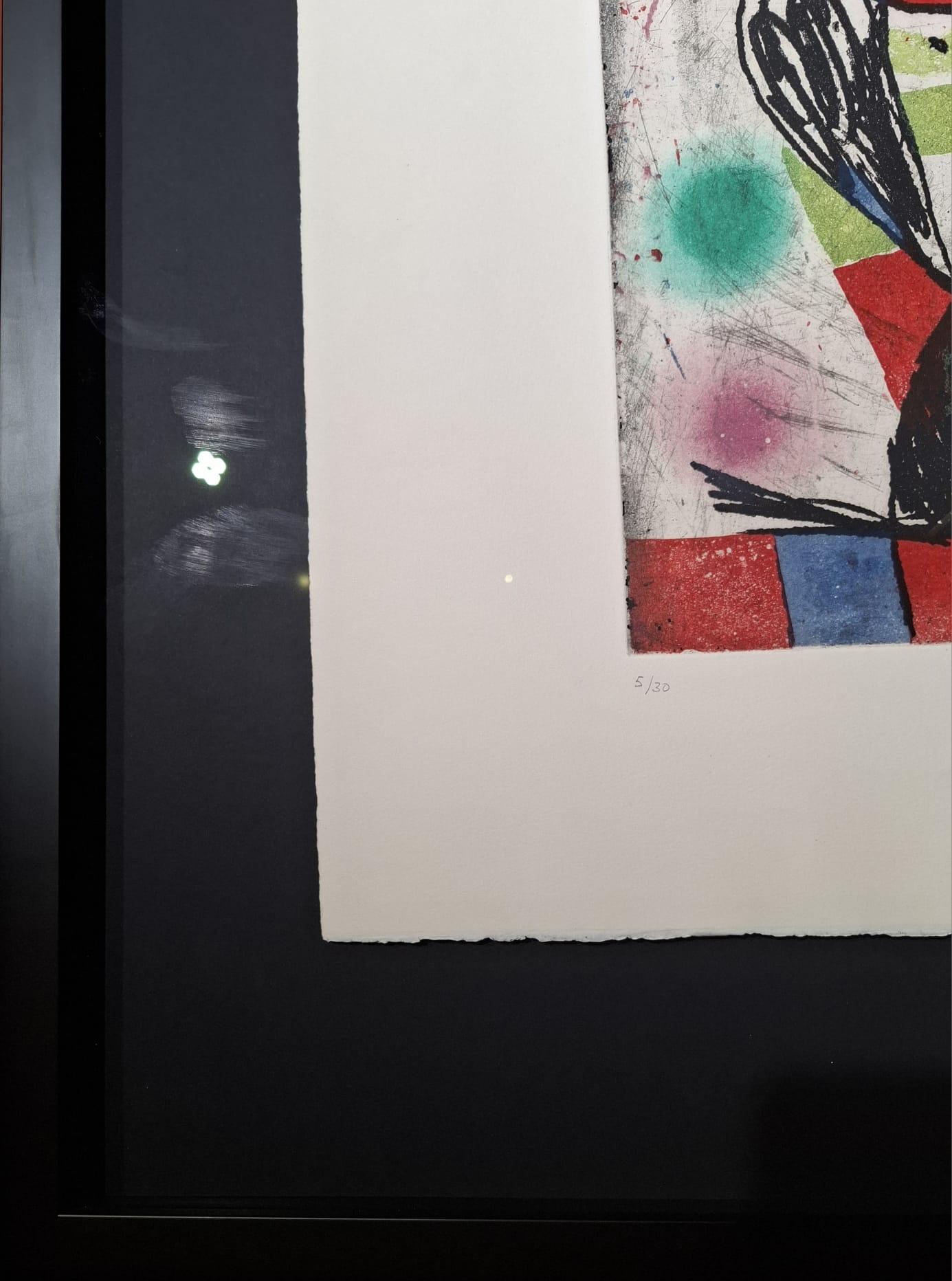 Enrajolats - Abstract Print by Joan Miró