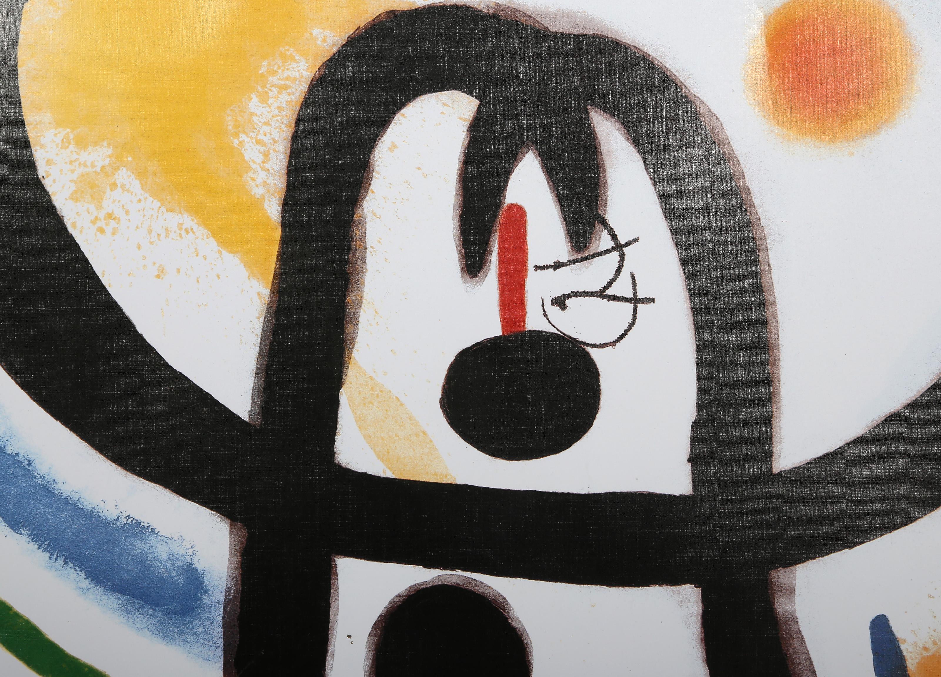 Joan Miro, After, Spanish (1893 - 1983) - Equinoxe, Year:  1996, Medium:  Offset Lithograph Poster, fascimile signature, Image Size:  29.5 x 20.5 inches, Size:  37.5 x 25.5 in. (95.25 x 64.77 cm), Description:  A fine poster reproduction of Joan