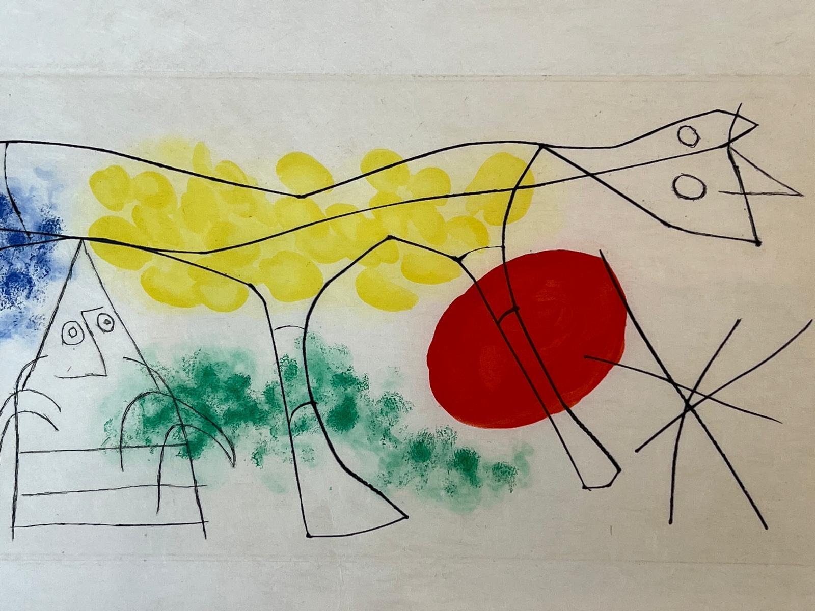 Erik Satie III - Print by Joan Miró