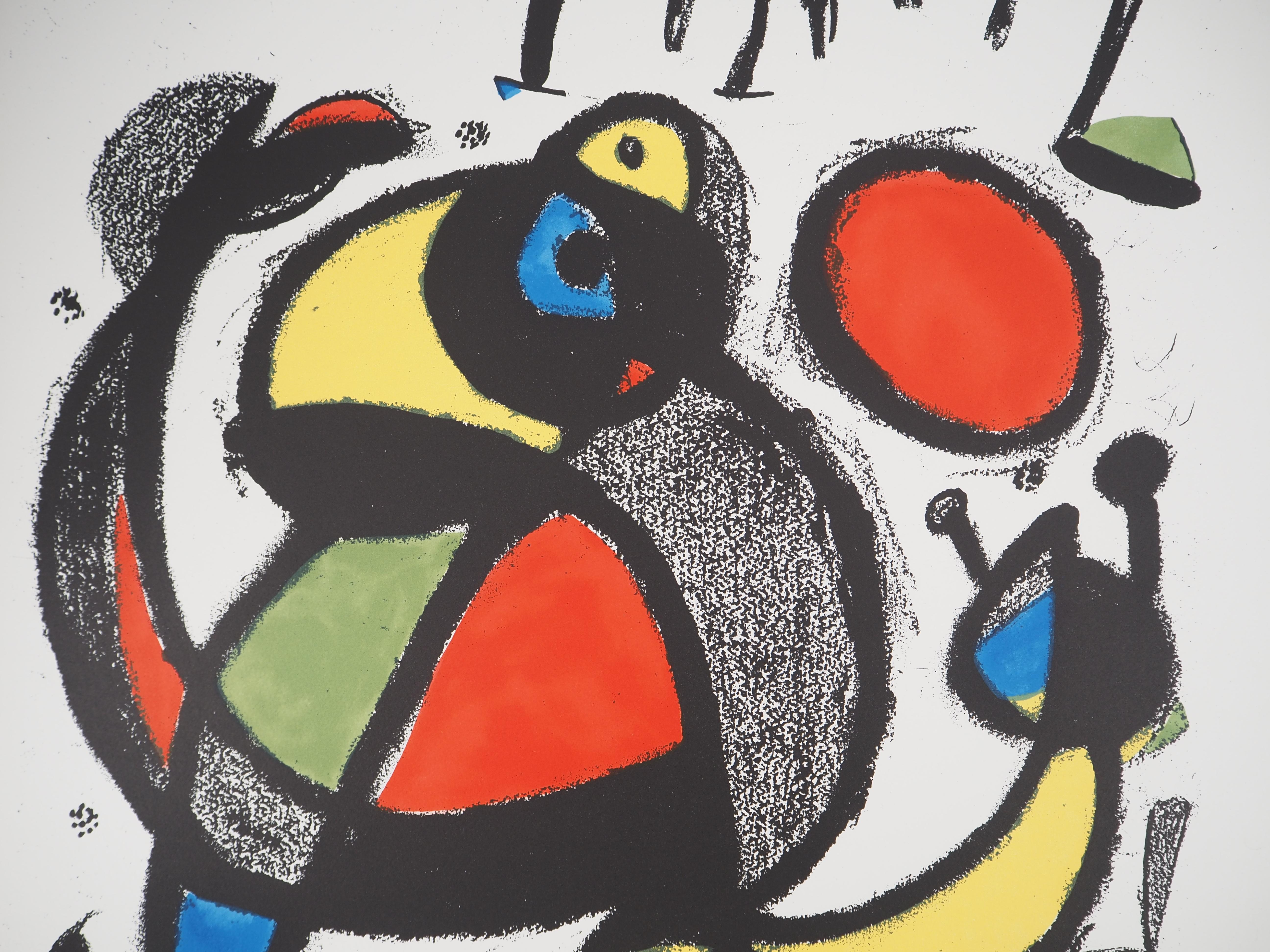 Joan MIRO
Espana 1982 

Original lithograph
Handsigned in pencil
Numbered / 150 copies
On vellum 95 x 60 cm (c. 38 x 24 inch)

REFERENCES : Catalog raisonne Mourlot #1250
Created by Miro to celebrate the 1982 Football - Fifa World Cup in
