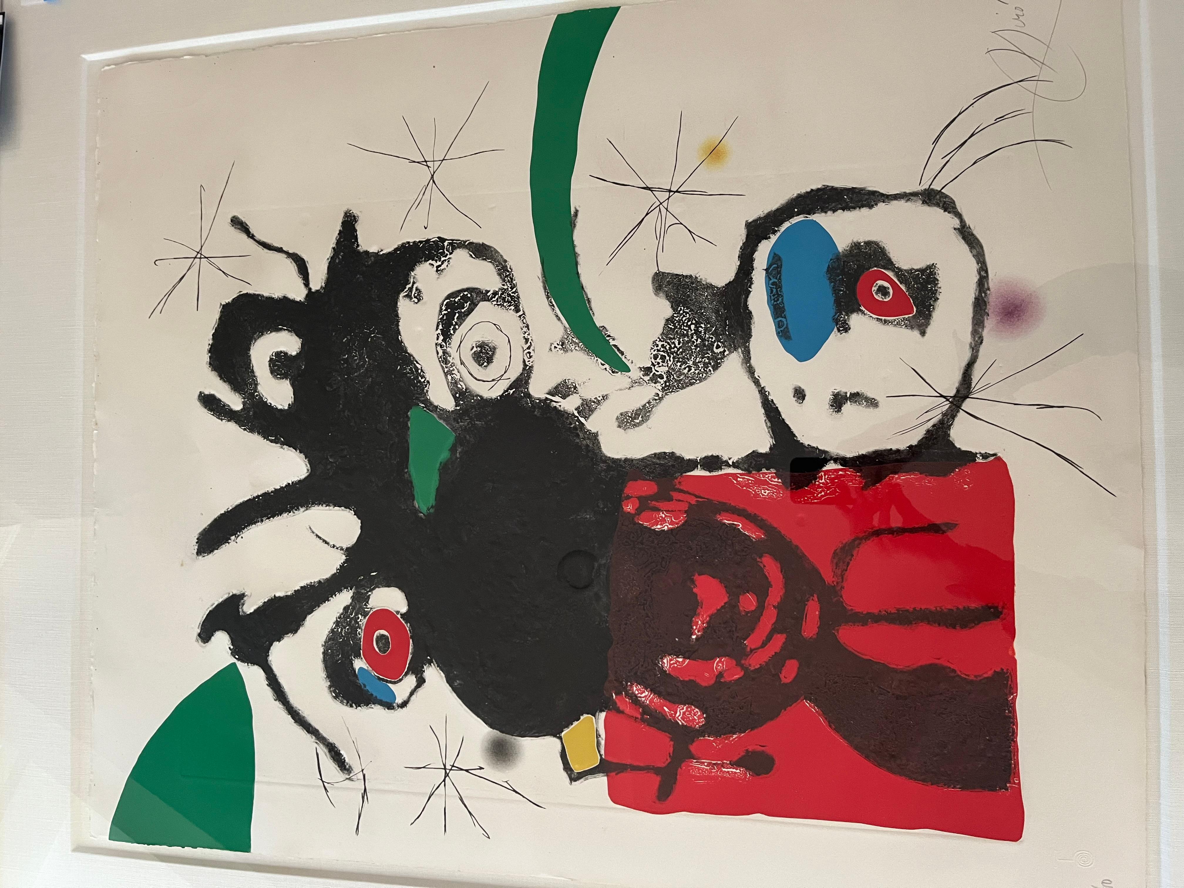 Espriu--Miró - Print by Joan Miró