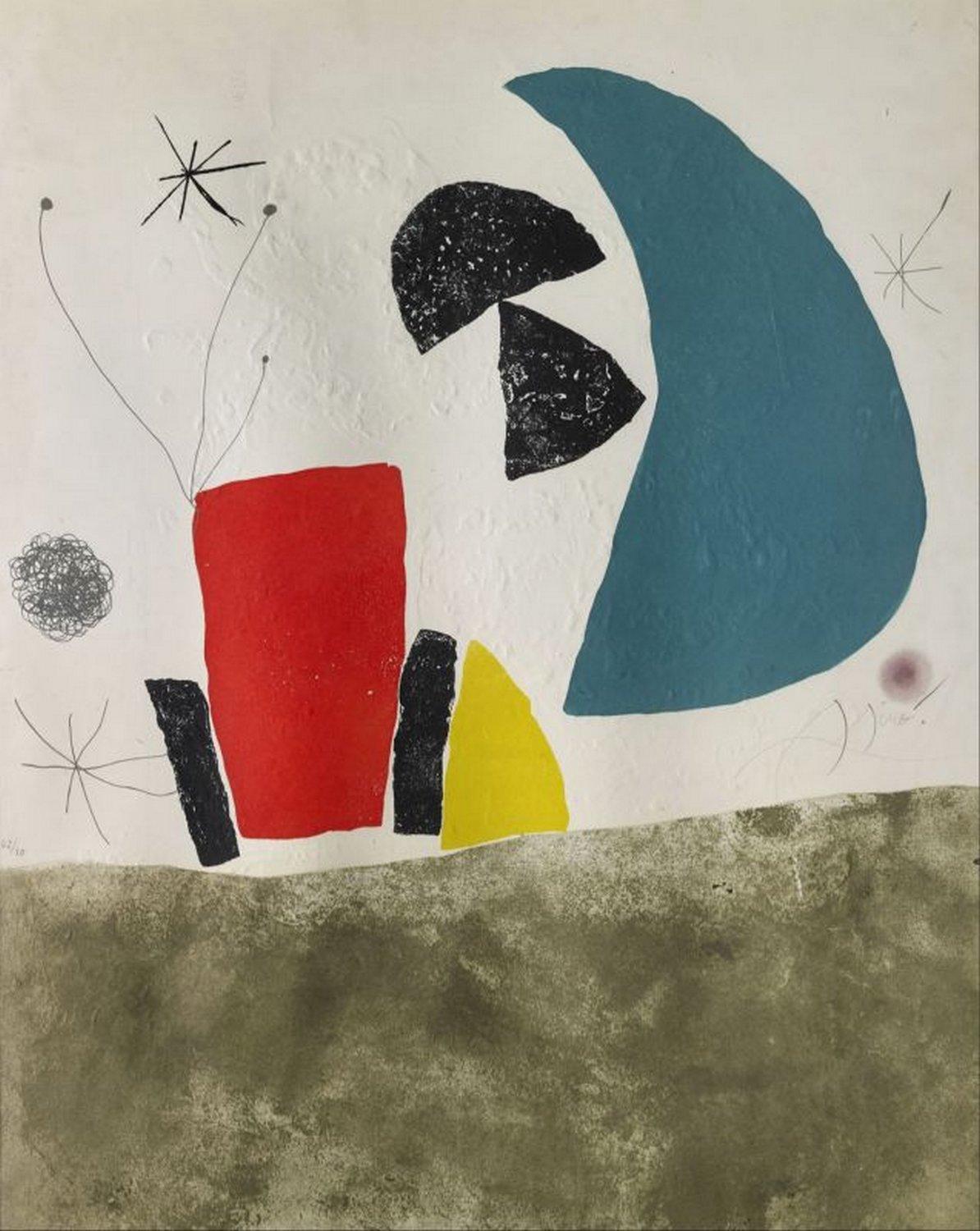 Joan Miró Abstract Print - Espriu - Miro 