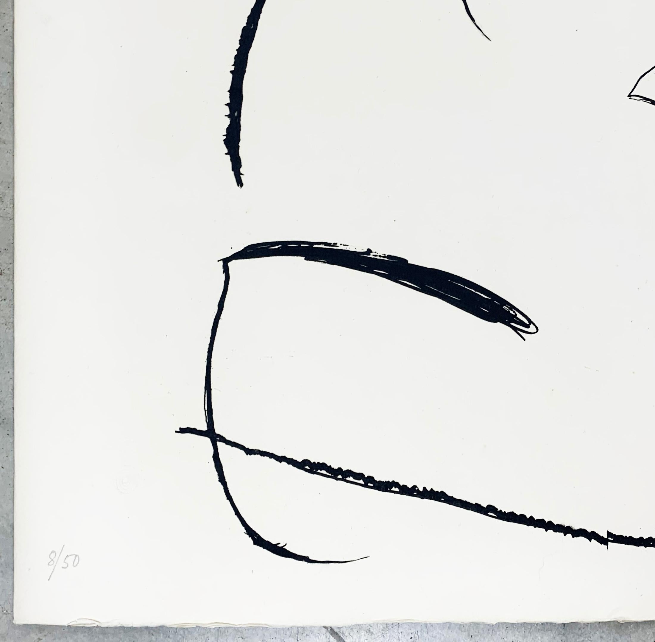 Espriu Plate I - Abstract Print by Joan Miró
