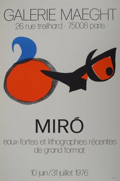 Exhibition at the Maeght Gallery 1976 - Original Lithograph