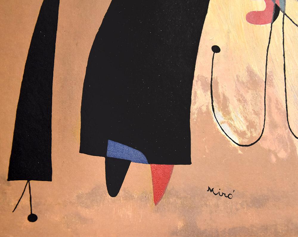 Femme, Lune, Etoile (Woman, Moon, Stars), 1963 - Print by Joan Miró