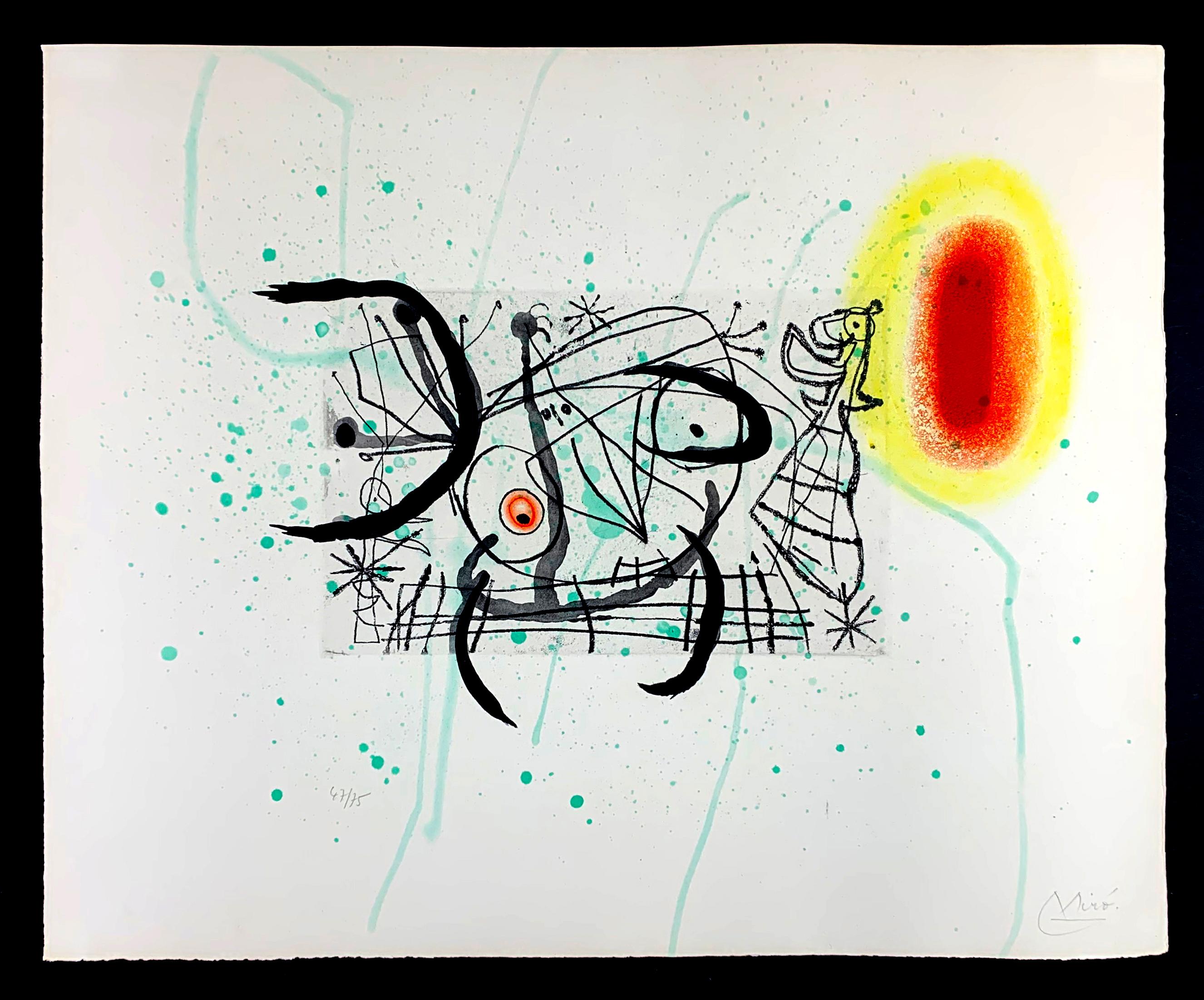 Joan Miró Abstract Print - Fissure 11, 1969