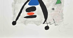For Alberti, For Spain - Etching by Joan Mirò - 1975