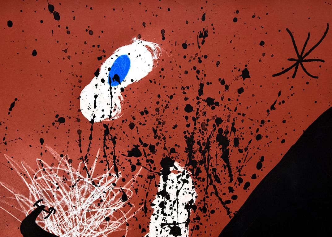 Frappeause de Silex (Flint Strike), 1973 - Modern Print by Joan Miró