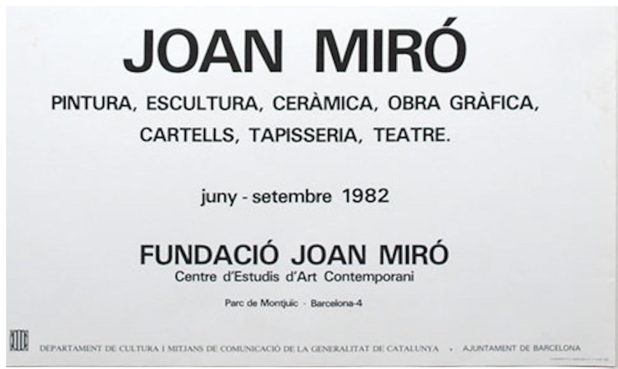Fundació Joan Miró - 1982 For Sale 5