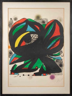 Fundacio Joan Mirò - Lithograph by Joan Mirò - 1975