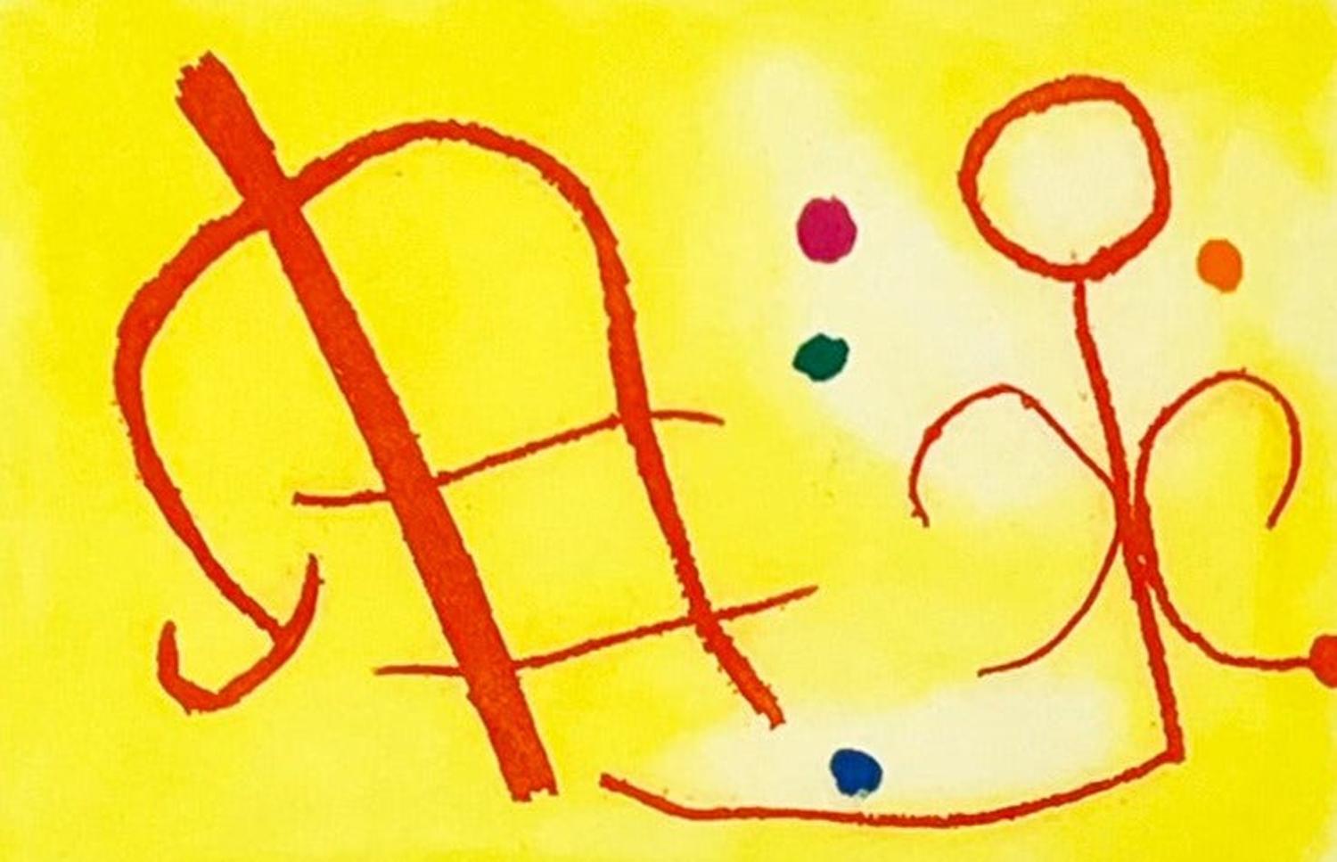 Joan Miró Print - Fusees 9