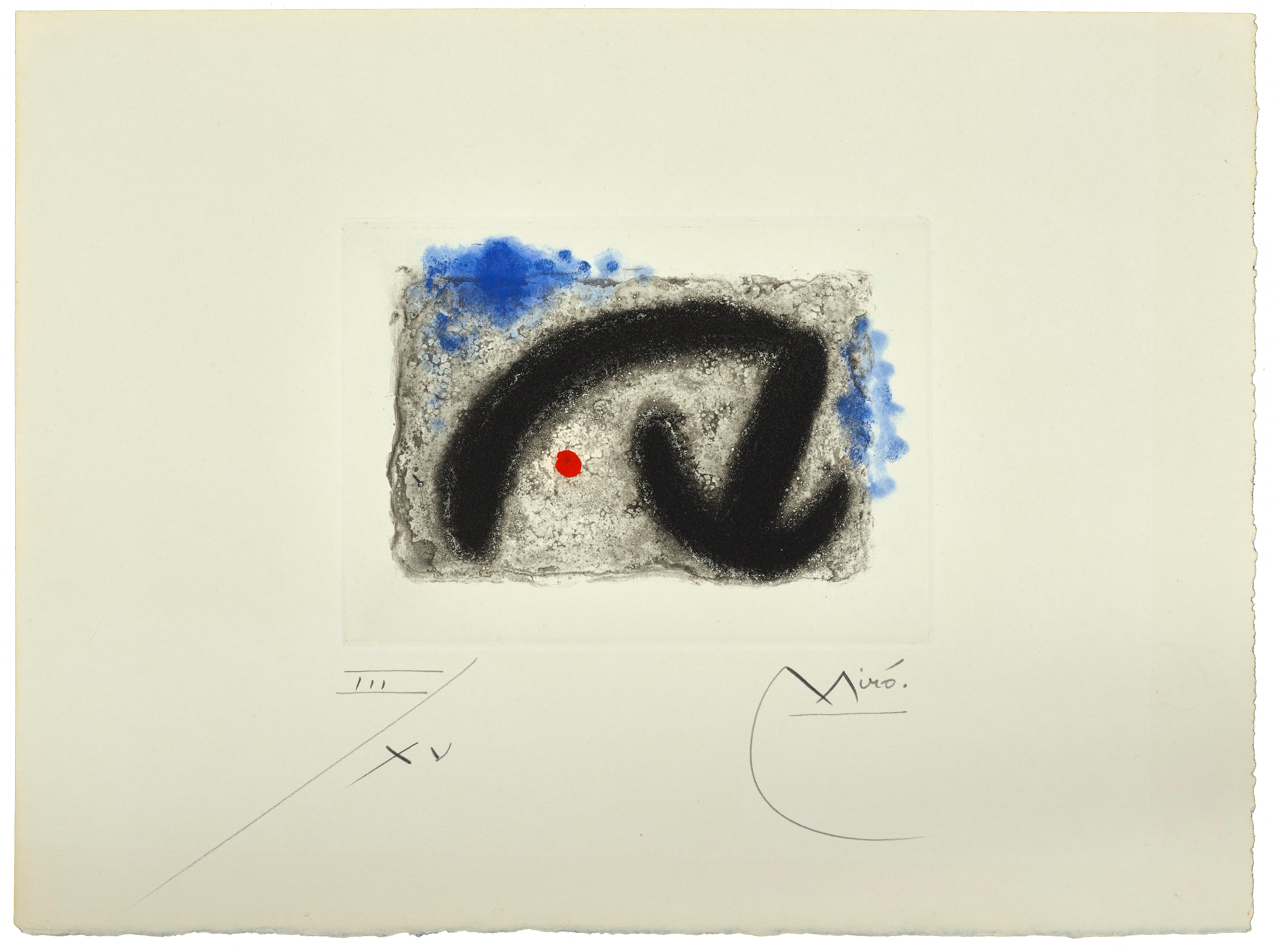 Joan Miró Abstract Print - Fusées D251