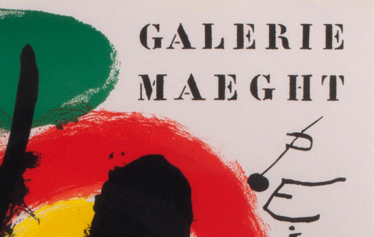 Galerie Maeght Murales et Peintures - Abstract Print by Joan Miró