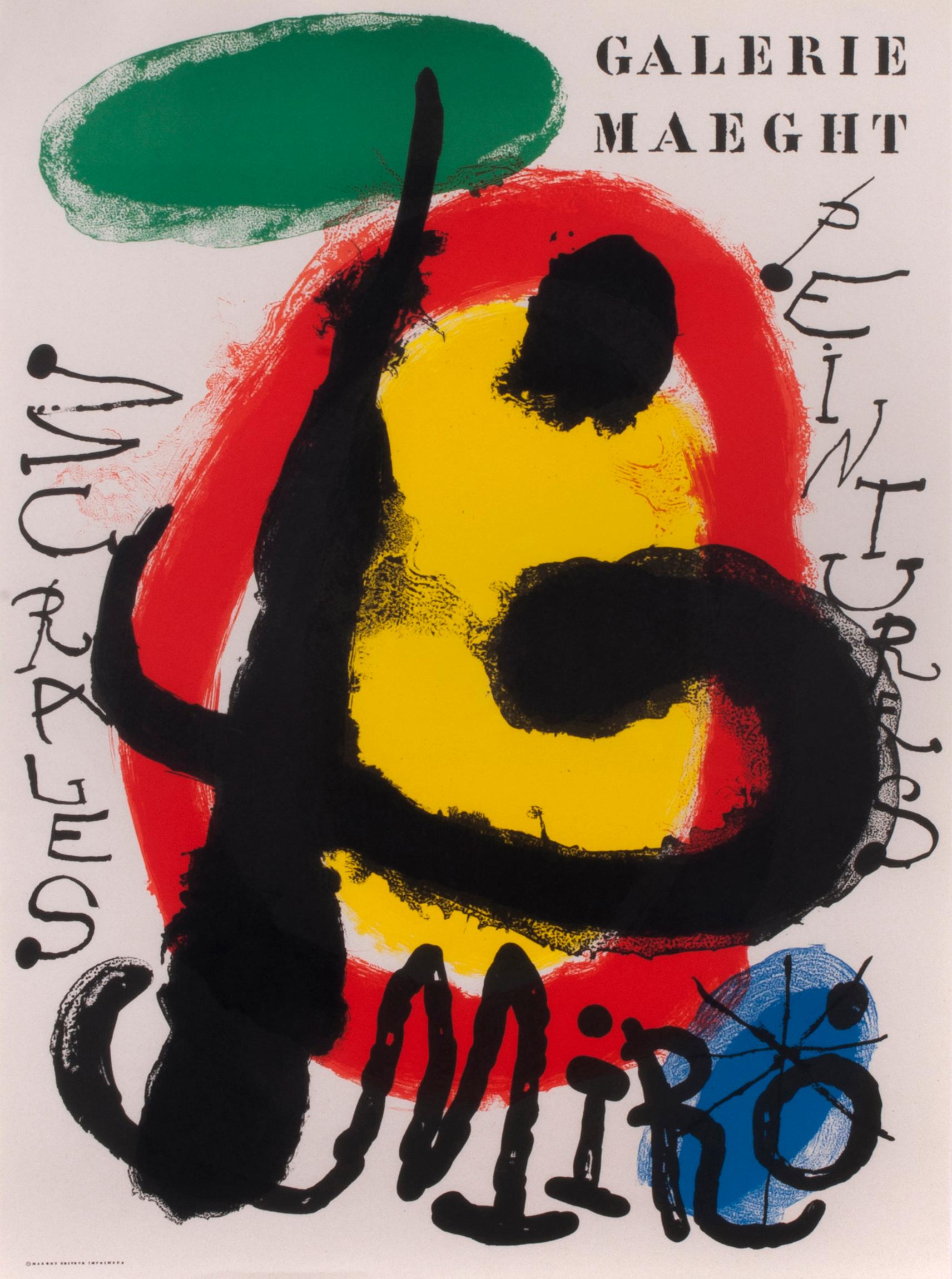 Joan Miró Abstract Print - Galerie Maeght Murales et Peintures