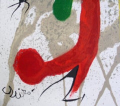 Garden Under the Moonlight - Original lithograph (Mourlot #896)