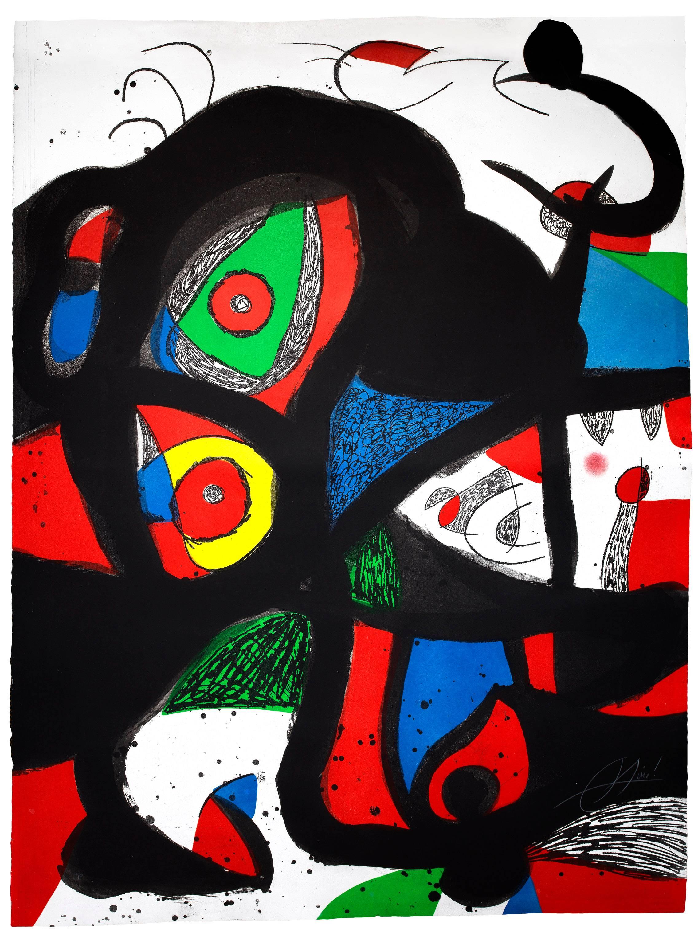 Joan Miró Abstract Print - Gargantua