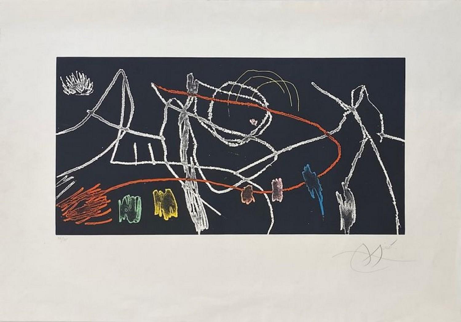 Joan Miró Abstract Print - Gravures pour une exposition 