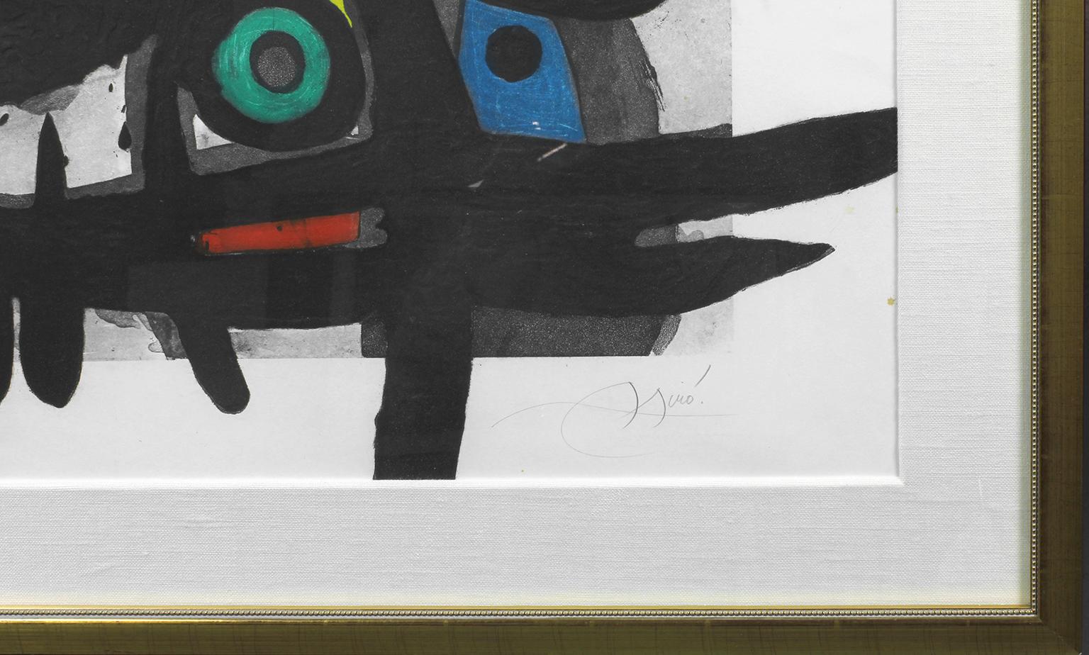 Hand-signed and numbered Joan Miró 
