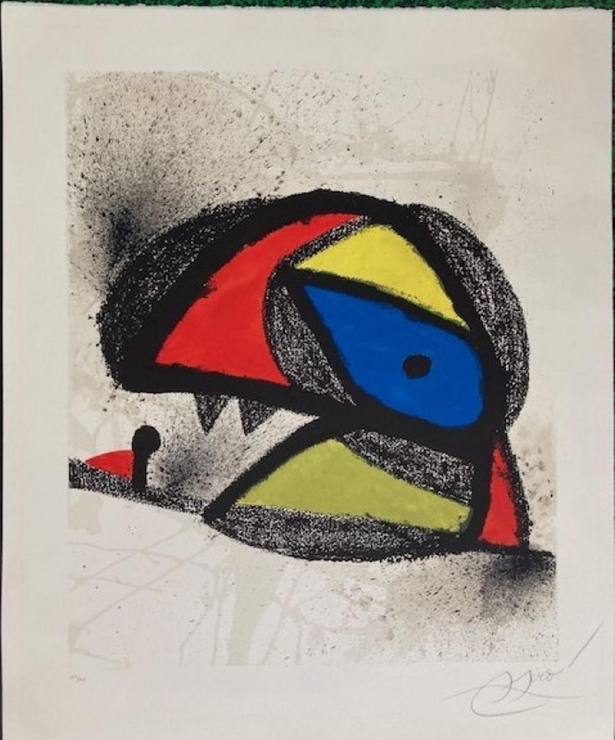 Joan Miró Abstract Print - Homenatge A J. Torres Clavé 