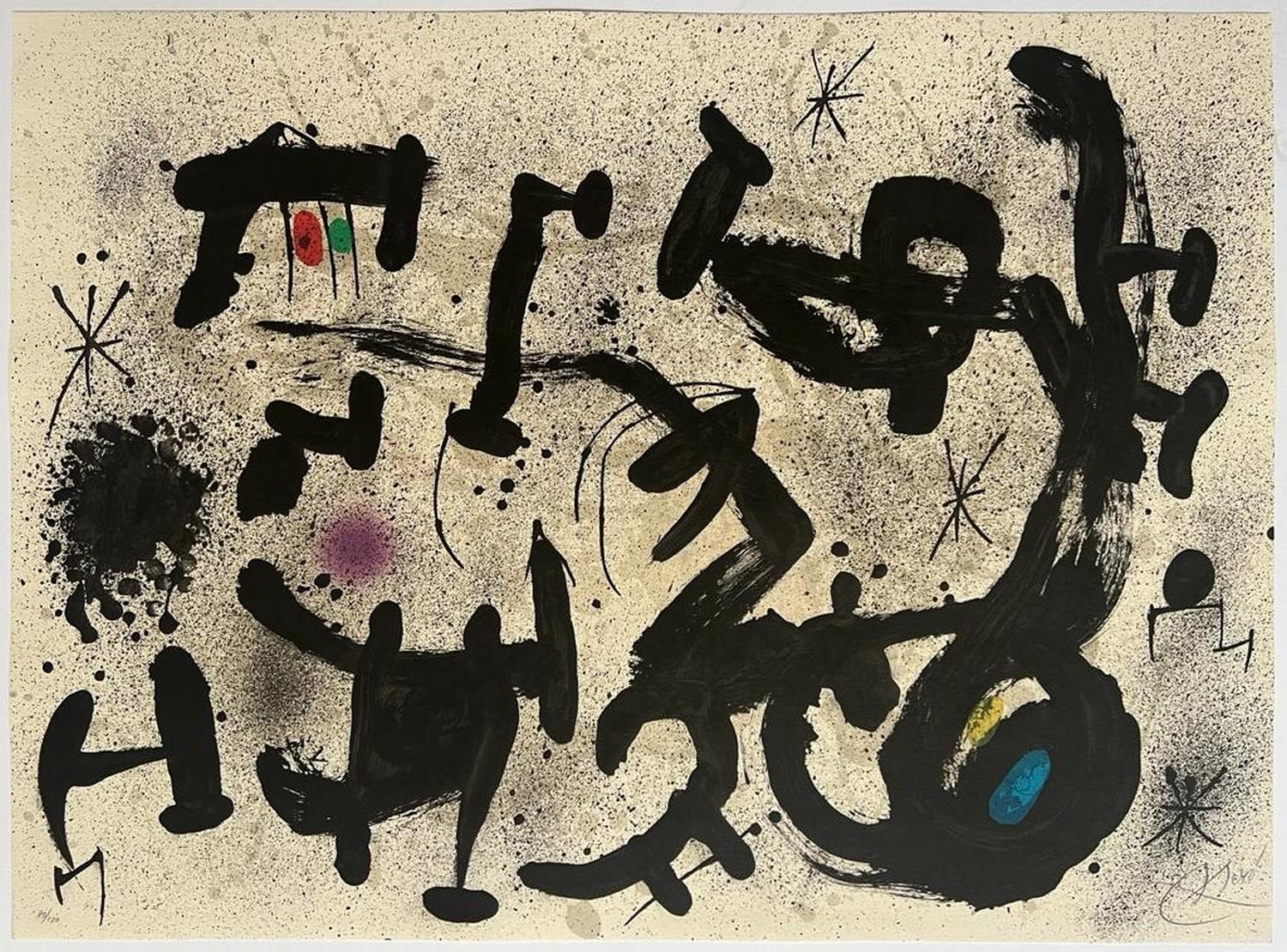 Homenatge a Joan Prats  - Print by Joan Miró