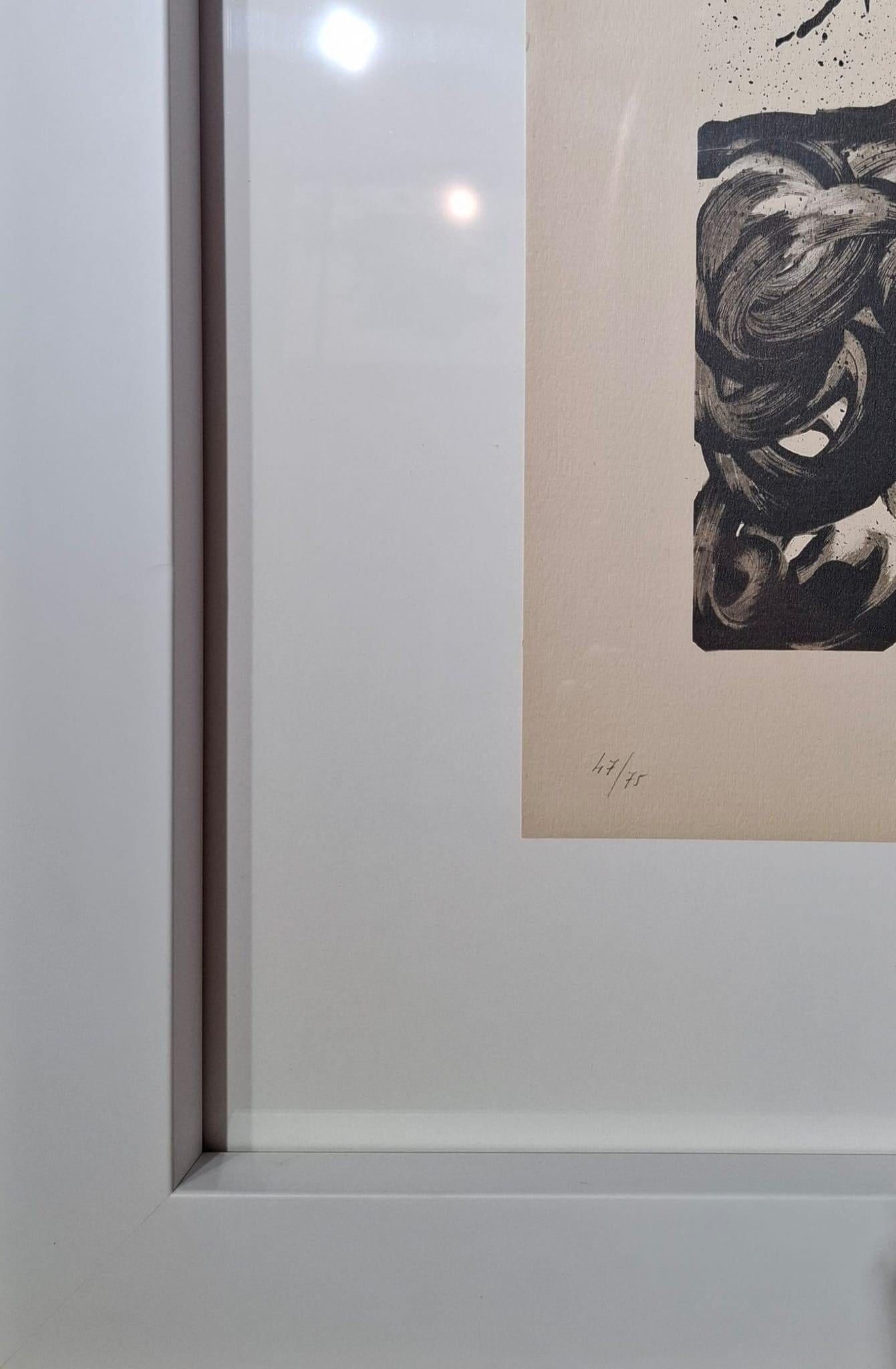 Homenatge a Joan Prats (Abstrakt), Print, von Joan Miró