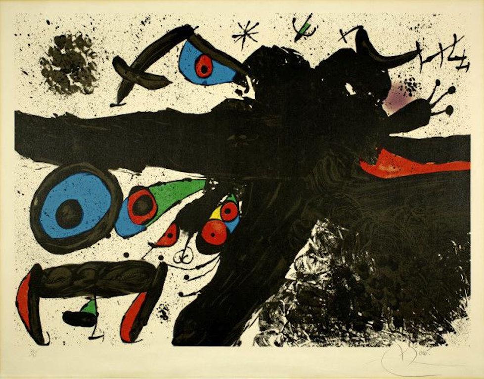 Joan Miró Print - Homenatge à Joan Prats