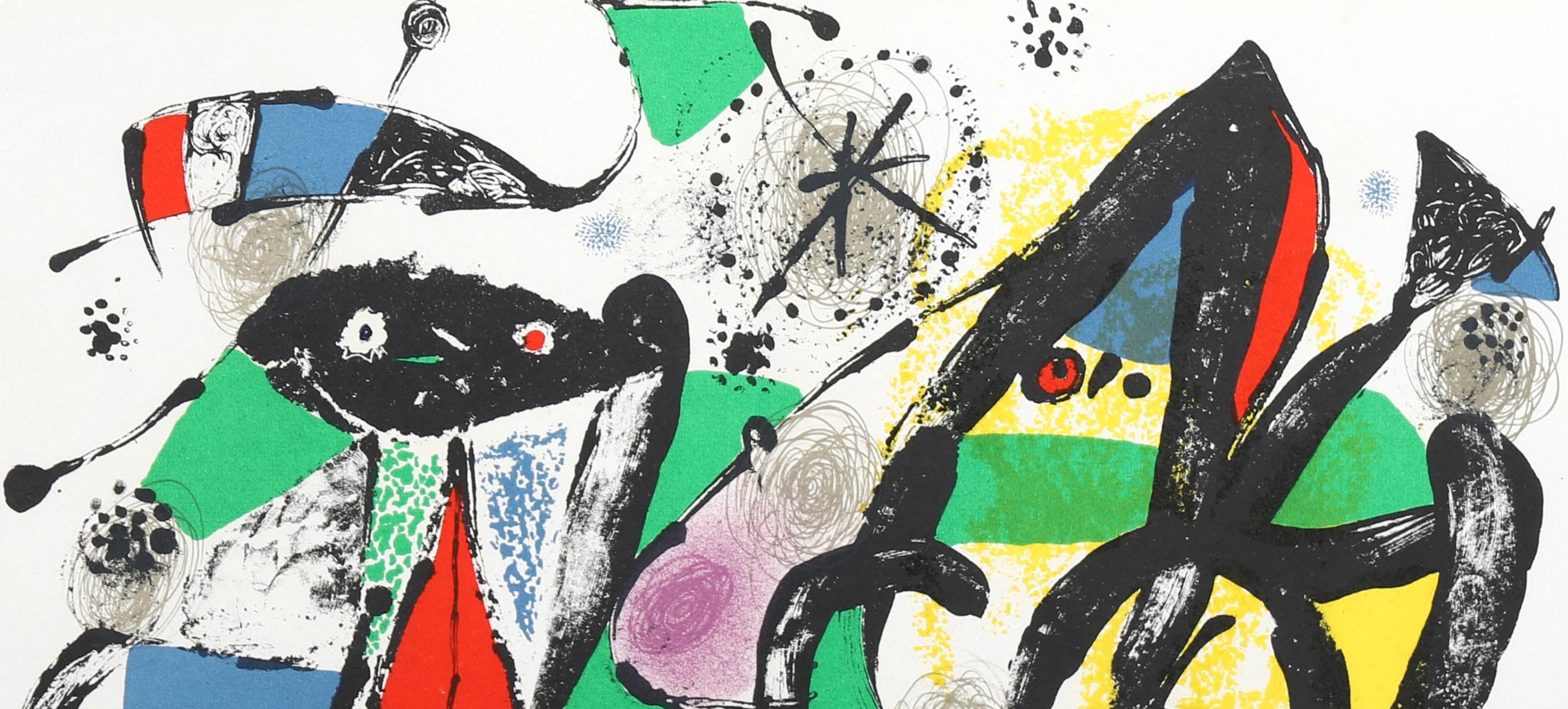 Hommage à Dorothea Tanning (Mourlot 929), XXe siècle - Surrealist Print by Joan Miró